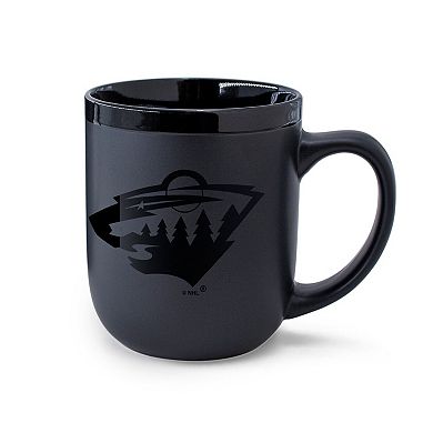 WinCraft Minnesota Wild 17oz. Black Tonal Ceramic Mug