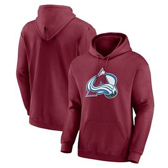 Men's Logo Athletic Burgundy Colorado Avalanche Essential Hoodie
