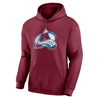 Men's Logo Athletic Burgundy Colorado Avalanche Essential Hoodie