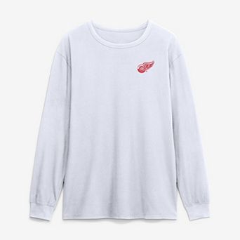 Men's Fanatics White Detroit Red Wings Game Long Sleeve T-Shirt