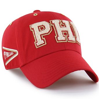 Men's '47 x Stoney Clover Lane Red Philadelphia Phillies Acro Charm Clean Up Adjustable Hat