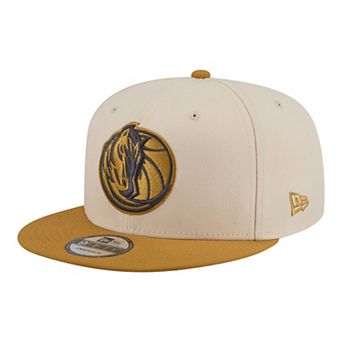 Men's New Era Cream/Tan Dallas Mavericks Two-Tone Color Pack 9FIFTY Snapback Hat