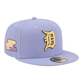Men's New Era Light Purple Detroit Tigers Lavender Bloom 59FIFTY Fitted Hat