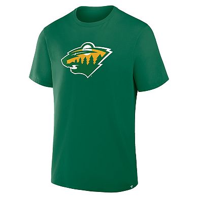 Men's Fanatics Kelly Green Minnesota Wild Elevated Essential T-Shirt