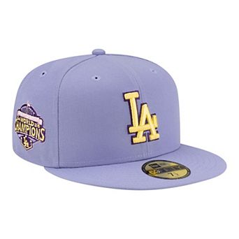 Men's New Era Light Purple Los Angeles Dodgers Lavender Bloom 59FIFTY Fitted Hat