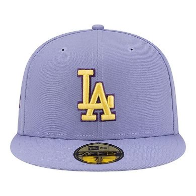 Men's New Era Light Purple Los Angeles Dodgers Lavender Bloom 59FIFTY Fitted Hat