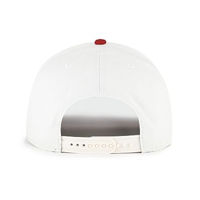 Men's '47 White Alabama Crimson Tide Contemporary Basics Two-Tone Hitch Adjustable Hat