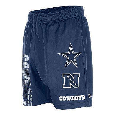 Men's New Era Navy Dallas Cowboys Match Shorts