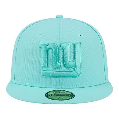 Men's New Era Turquoise New York Giants Color Pack 59FIFTY Fitted Hat