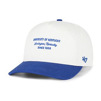 Men's '47 White Kentucky Wildcats Contemporary Basics Two-Tone Hitch Adjustable Hat