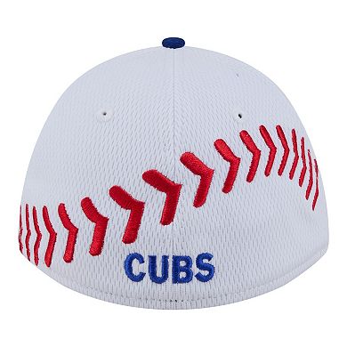 Toddler New Era White Chicago Cubs Baseball 39THIRTY M-Crown Adjustable Hat