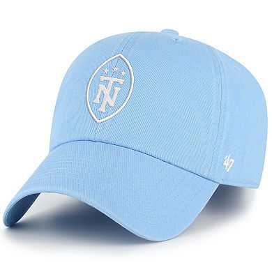 Men's '47 Light Blue Tennessee Titans Secondary Logo Clean Up Adjustable Hat