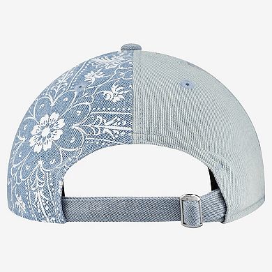 Women's New Era Detroit Tigers Denim Patchwork 9TWENTY Adjustable Hat