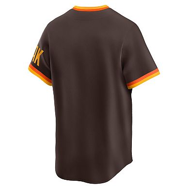 Men's Nike Brown San Diego Padres Cooperstown Collection Limited Jersey