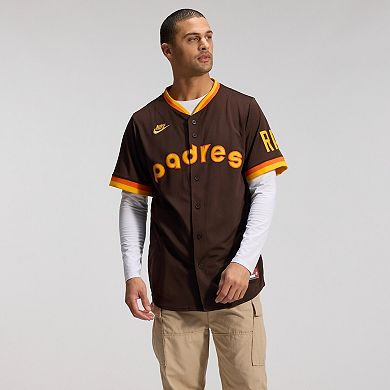 Men's Nike Brown San Diego Padres Cooperstown Collection Limited Jersey