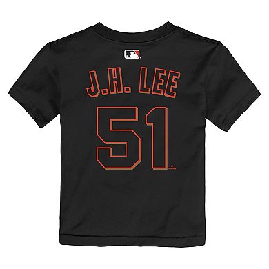 Infant Nike Jung Hoo Lee Black San Francisco Giants Name & Number T-Shirt