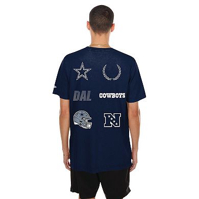 Men's New Era Navy Dallas Cowboys Match T-Shirt