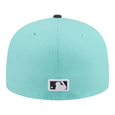 Men's New Era Turquoise/Charcoal Boston Red Sox Two-Tone Color Pack 59FIFTY Fitted Hat