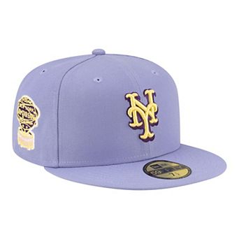 Men's New Era Light Purple New York Mets Lavender Bloom 59FIFTY Fitted Hat