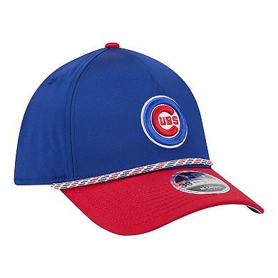 Men's New Era Royal/Red Chicago Cubs Rope M-Crown A-Frame 39THIRTY Flex Hat