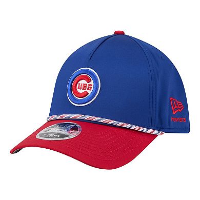 Men's New Era Royal/Red Chicago Cubs Rope M-Crown A-Frame 39THIRTY Flex Hat