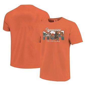 Women's Tennessee Orange Tennessee Volunteers Comfort Colors Campus Drawing Mom T-Shirt