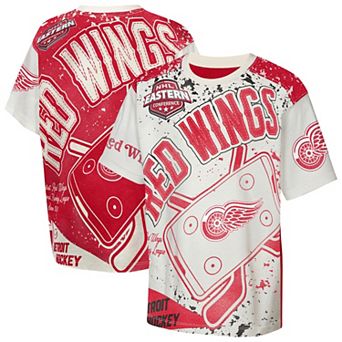 Youth Outerstuff Cream Detroit Red Wings Top Player T-Shirt