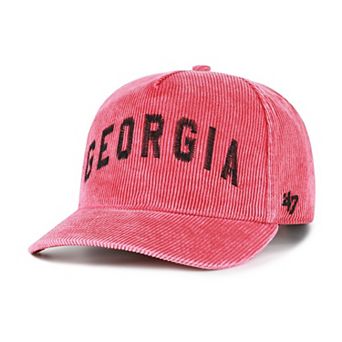 Men's '47 Red Georgia Bulldogs Reclaim Snow Wash Corduroy Hitch Adjustable Hat