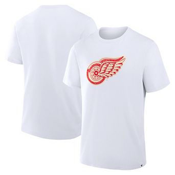Men's Fanatics White Detroit Red Wings Elevated Essential T-Shirt