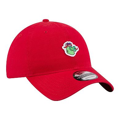 Men's New Era Red Philadelphia Phillies Mascot 9TWENTY Adjustable Hat