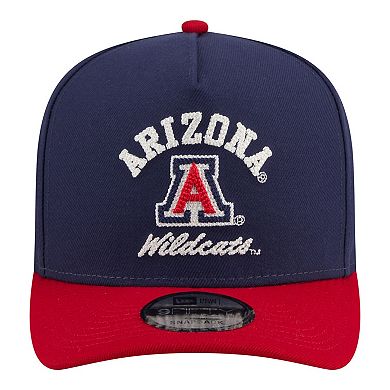 Men's New Era Navy/Red Arizona Wildcats Two-Tone Arched 9FIFTY Snapback Hat