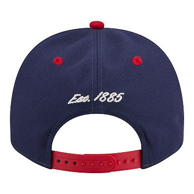 Men's New Era Navy/Red Arizona Wildcats Two-Tone Arched 9FIFTY Snapback Hat