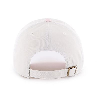 Women's '47 White/Pink Philadelphia Phillies Gelato Two-Tone Clean Up Adjustable Hat