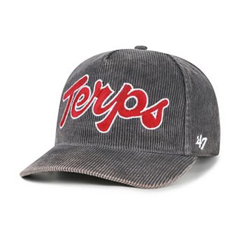 Men's '47 Gray Maryland Terrapins Reclaim Snow Wash Corduroy Hitch Adjustable Hat