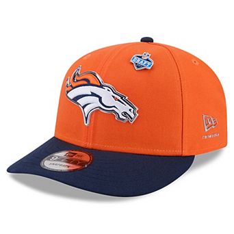 Youth New Era Orange/Navy Denver Broncos 2026 NFL Draft Pre-Curved 9FIFTY Snapback Hat