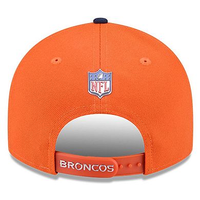 Youth New Era Orange/Navy Denver Broncos 2026 NFL Draft Pre-Curved 9FIFTY Snapback Hat