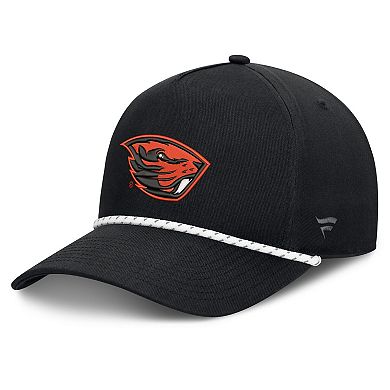 Men's Fanatics Black Oregon State Beavers Undertone Rope Adjustable Hat