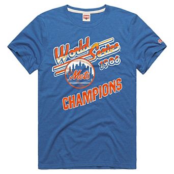 Men's Homage Royal New York Mets Tri-Blend Hyperlocal T-Shirt