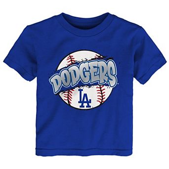 Toddler Outerstuff Royal Los Angeles Dodgers Split Ball T-Shirt