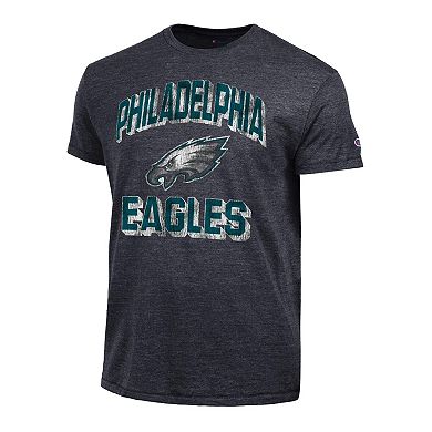 Men's Champion Heather Black Philadelphia Eagles Ultimate Tri-Blend T-Shirt