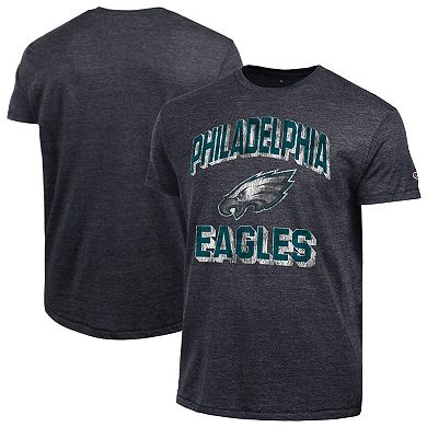 Men's Champion Heather Black Philadelphia Eagles Ultimate Tri-Blend T-Shirt