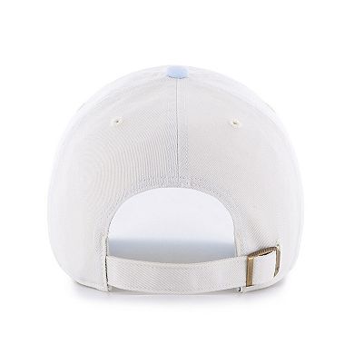 Women's '47 White/Light Blue Philadelphia Phillies Gelato Two-Tone Clean Up Adjustable Hat