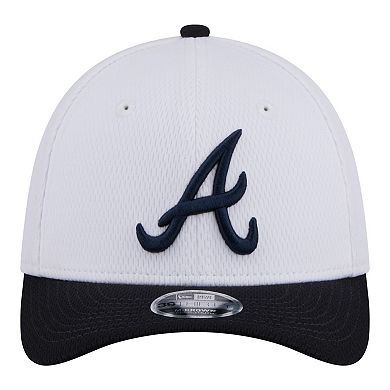 Toddler New Era White Atlanta Braves Baseball 39THIRTY M-Crown Adjustable Hat