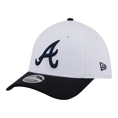Toddler New Era White Atlanta Braves Baseball 39THIRTY M-Crown Adjustable Hat