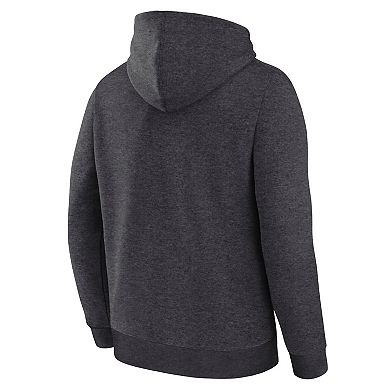 Men's Fanatics Heather Charcoal Edmonton Oilers Essential Hoodie
