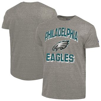 Men's Champion Heather Charcoal Philadelphia Eagles Ultimate Tri-Blend T-Shirt