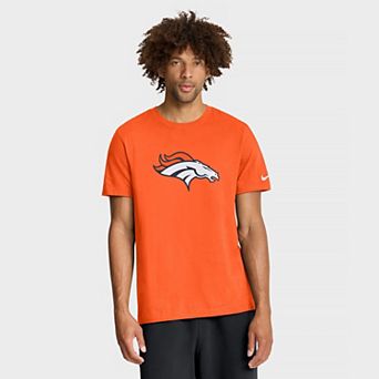 Men's Nike Orange Denver Broncos Essential Logo T-Shirt
