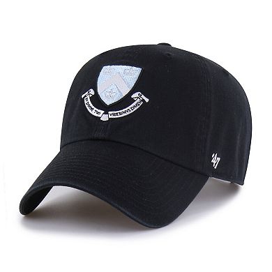 Men's '47 Black Columbia University Clean Up Adjustable Hat