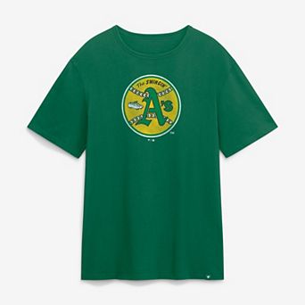 Men's Fanatics Kelly Green Oakland Athletics Vintage Logo Legacy T-Shirt