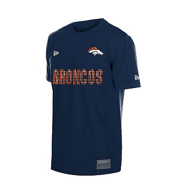 Men's New Era Navy Denver Broncos Match T-Shirt
